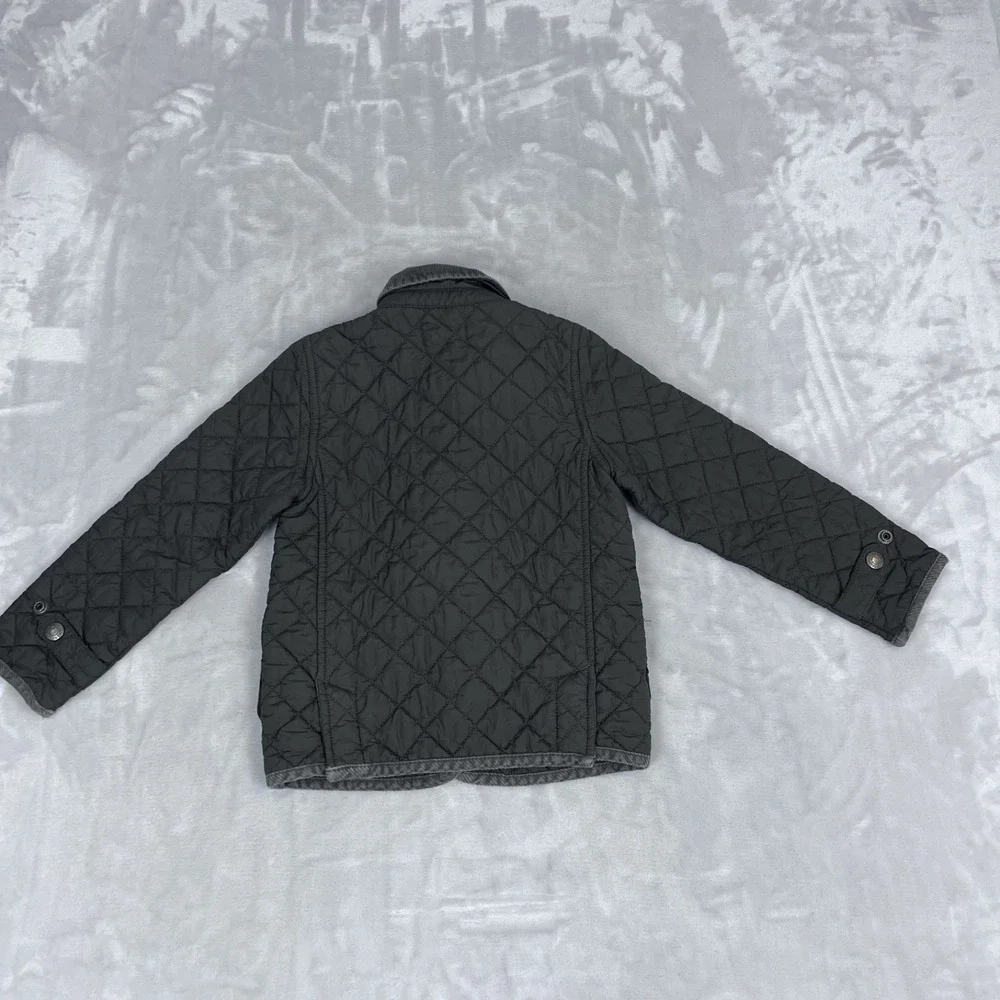 Y2K Ralph Lauren Jacket Toddler 5 Quilted Corduroy Collar Barn Equestrian Preppy